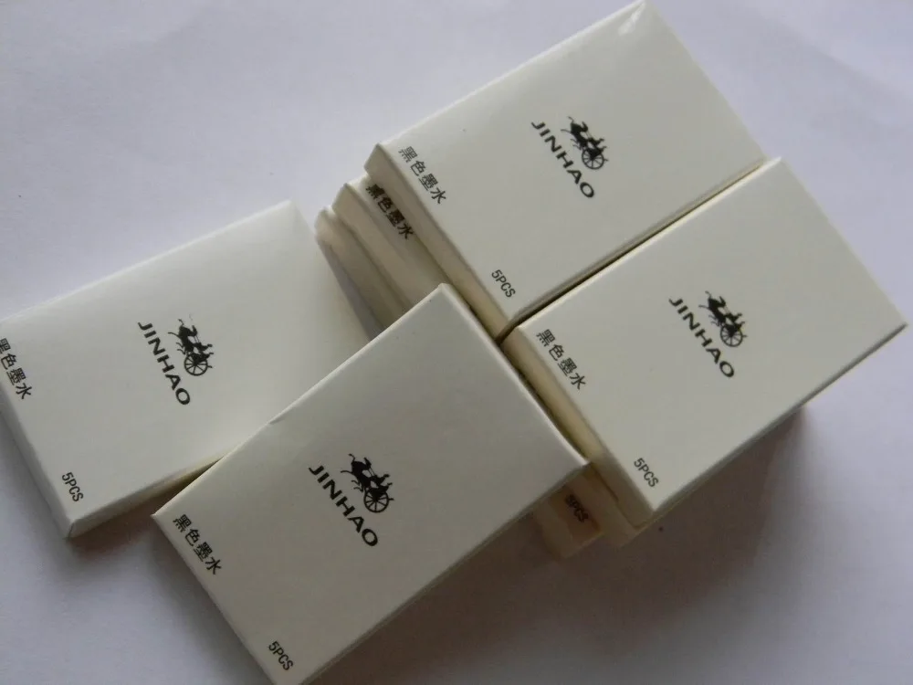 Wholesale 100pcs Jinhao Black Fountain Pen Ink Refill Cartridges Pen refill