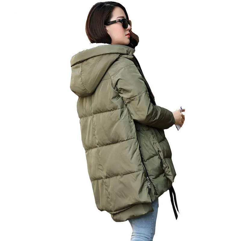 Новое поступление модное женское длинное теплое зимнее пальто размера плюс M~ XXXXXL A0379