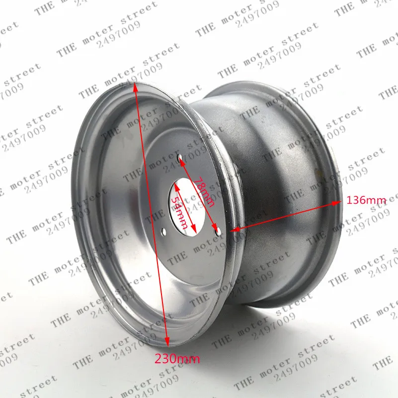 ATV аксессуары до вакуума после 19X7-8 18X9. 5-8 дюймов 3 отверстия 4 глаза железные колеса алюминиевые колеса