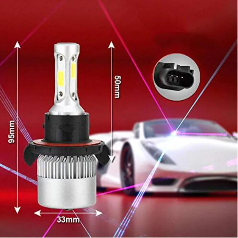

2X 3000K H4 LED H7 H11 H8 HB4 H1 H3 HB3 Auto S2 Car Headlight Bulbs 72W 8000LM Car Styling 6500K 4300K 8000K led automotivo
