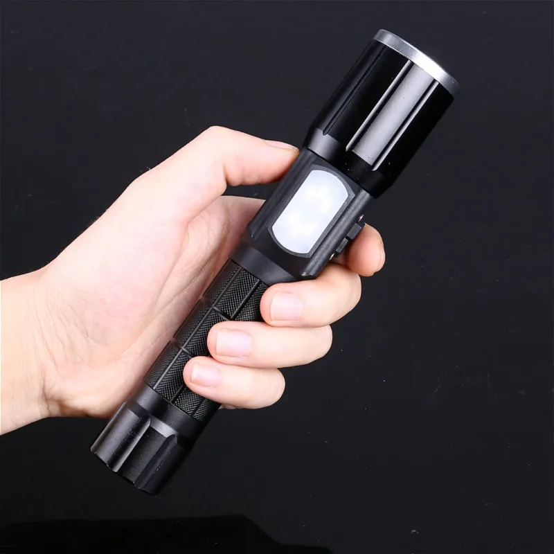 LED Rechargeable Aluminum Zoom Flashlight YGAE CREE T6 Linterna Torch USB 18650 Outdoor Camping Powerful Tactical Led Flashlight