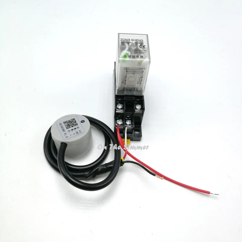 Ultrasonic non contact liquid level with relay output sensor / metal