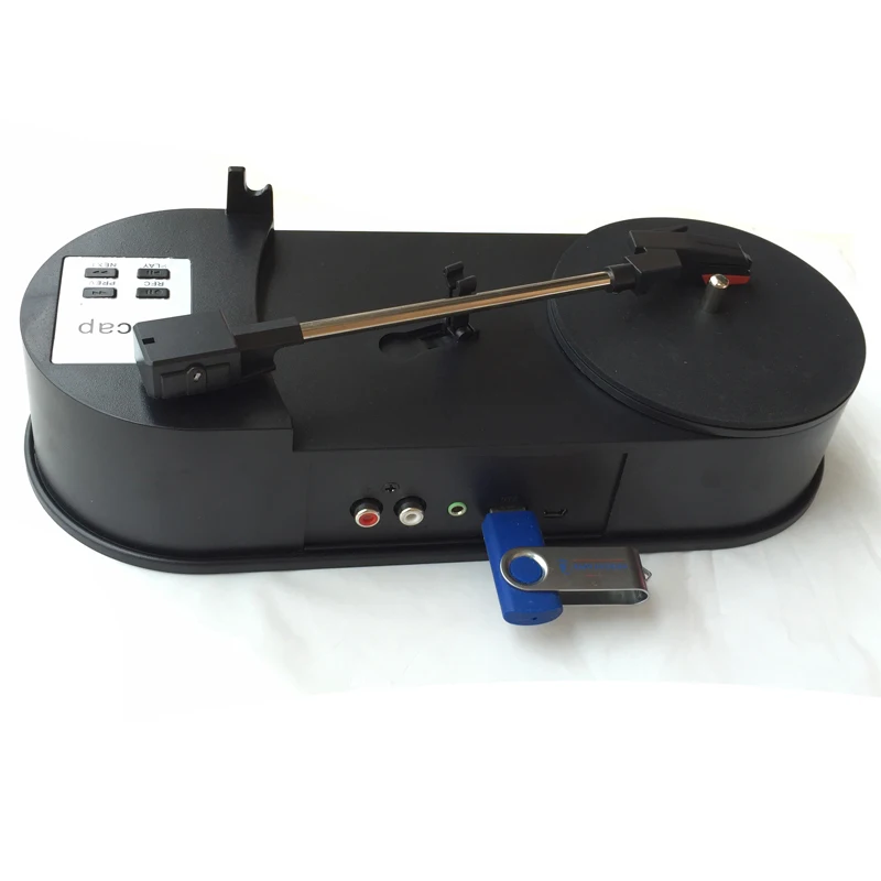 

Vinyl turntable capture converter, convert vinyls to mp3 file easy to connection with USB disk or Micro SD Card Free shipping