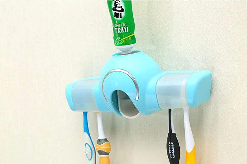 Автоматический диспенсер для зубной пасты 4 держатель для зубной щетки набор настенное крепление подставка