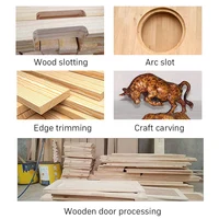 Woodworking Electric Trimmer Wood Milling Engraving Slotting Trimming Machine Hand Carving Machine Wood Router 800W 30000rpm 2