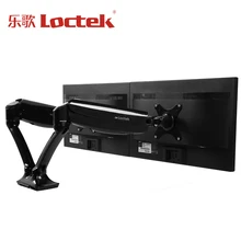 Loctek DLB502-D Настольный 1"-27" двойной экран монитор держатель полный движения светодиодный ЖК-дисплей для компьютера крепление на руку загрузка 1,5-5 кг каждый