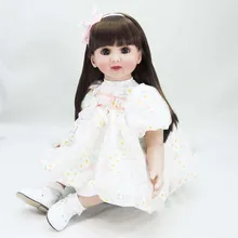 Высококачественная виниловая кукла ручной работы для малышей 22
