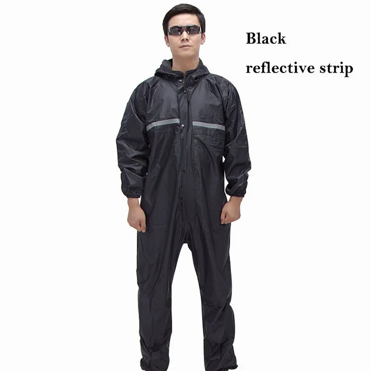 Men Waterproof Overalls Hooded Rain Coveralls Work Clothing Dust-proof Paint Spray Male Raincoat Workwear Safety Suits M-XXXL (15)