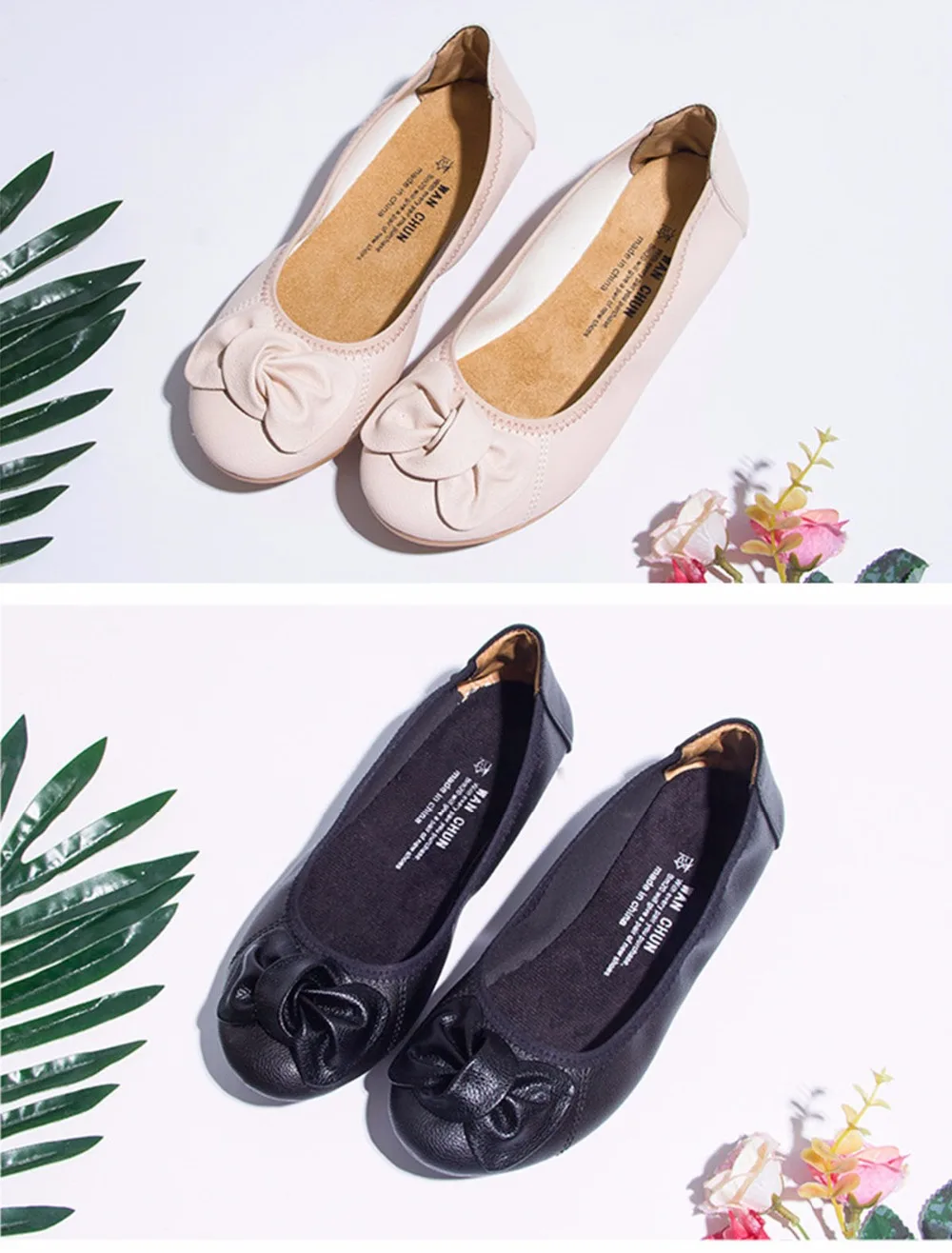 Bimolter New Soft Leisure Flats Women Shoes Comfortable Mom Bimolter New Soft Leisure Flats Women Shoes Comfortable Mom