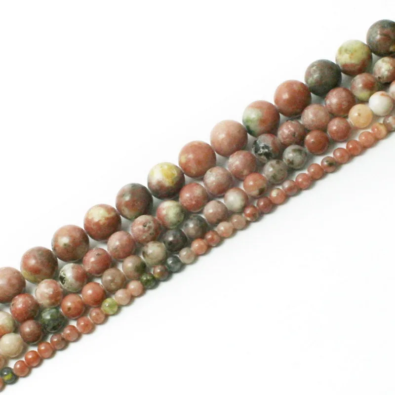 

Wholesale Hot 4MM 6MM 8MM 10MM Natural Red Pink Stone Round Ball Beads For Bracelet Necklace DIY Fashion Charms Jewelry BTB756
