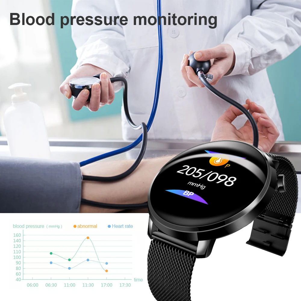 Умные часы SYSOTORYU, IP68, водонепроницаемые, пульсометр, кровяное давление, фитнес, мужские умные часы, Bluetooth, для Xiaomi, Android, IOS, телефона