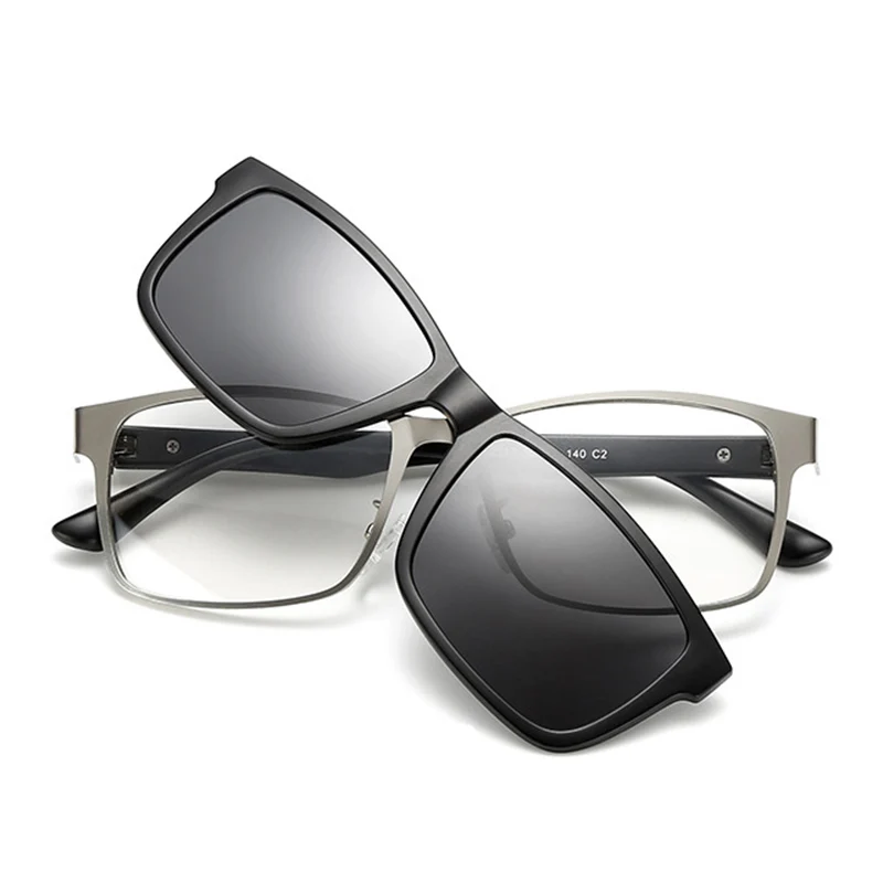 

Cubojue TR90 Clip on Polarized Lens Sunglasses Men Women Driving Sun Glasses for Prescription Diopter Driver's Sunglass