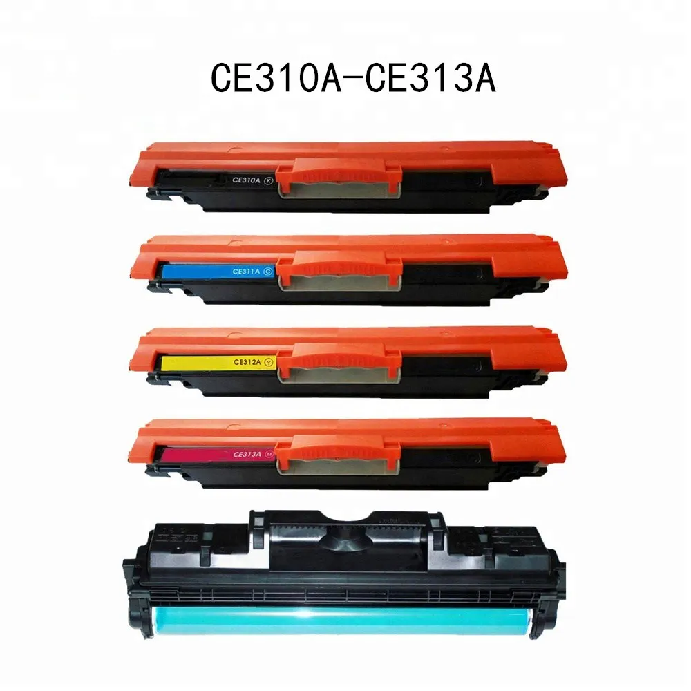 CE310A 313A CE310 126A 126 Compatible Color Toner Cartridge For HP LaserJet Pro CP1025 M275 100