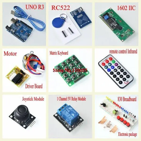 Обновленная расширенная версия стартовый набор RFID Обучающий набор lcd 1602 UNO R3