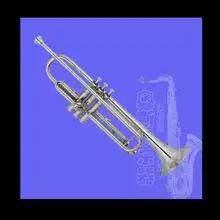 Отличный Bb Труба никелированный хороший звук техники