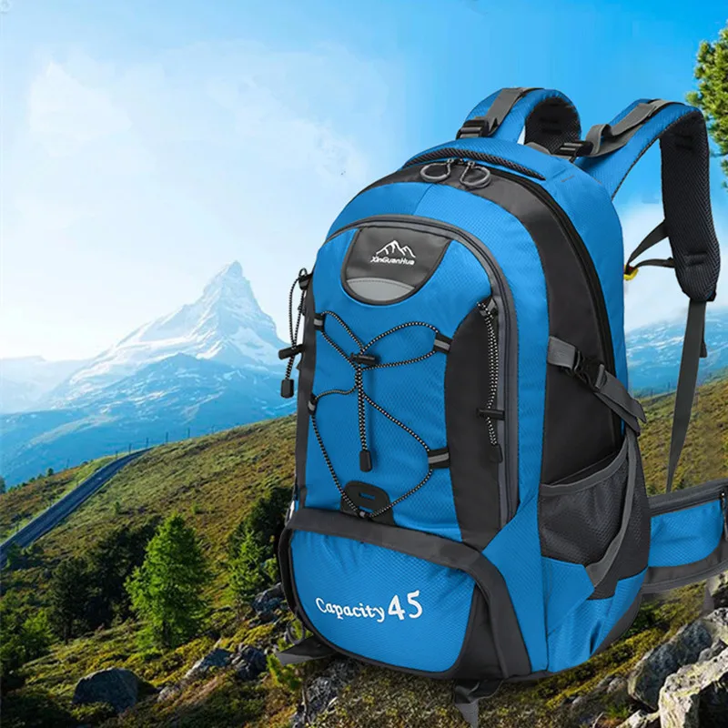 45L Outdoor Sports Trekking Backpacks Climbing Hiking Travel Waterproof Backpacks Men Women Backpacks