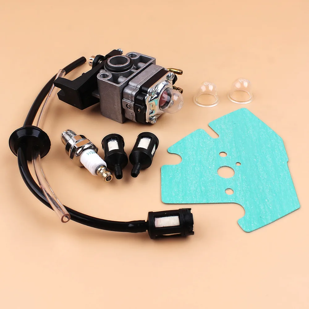 Carburetor Carb Gasket Spark Plug Fuel Line Hose Kit For Honda GX25 GX35 GX 25 35 HHT35 HHT35S FG110 Trimmer Mowers Engine