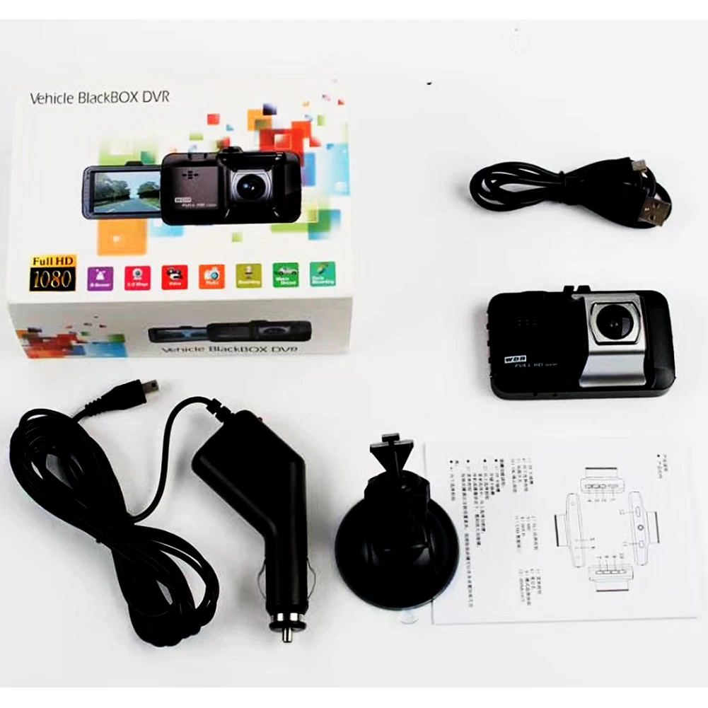 3 дюймов 1080P HD Автоматическая Автомобильная камера дальнего света Recorder170 Широкий формат приборной панели Камера Видеорегистраторы для автомобилей автомобиля тире Камера G-Сенсор