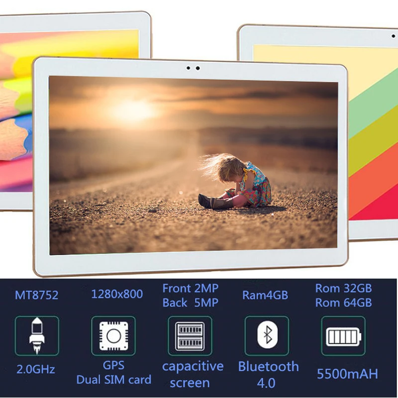 MT8752 Octa Core 10.1 Inch tablet gps Android 8.0 Tablet 4GB RAM Computer Dual SIM Bluetooth GPS build 3G 5 MP 10 Tablet PC MT8752 Octa Core 10.1 Inch tablet gps Android 8.0 Tablet 4GB RAM Computer Dual SIM Bluetooth GPS build 3G 5 MP 10 Tablet PC