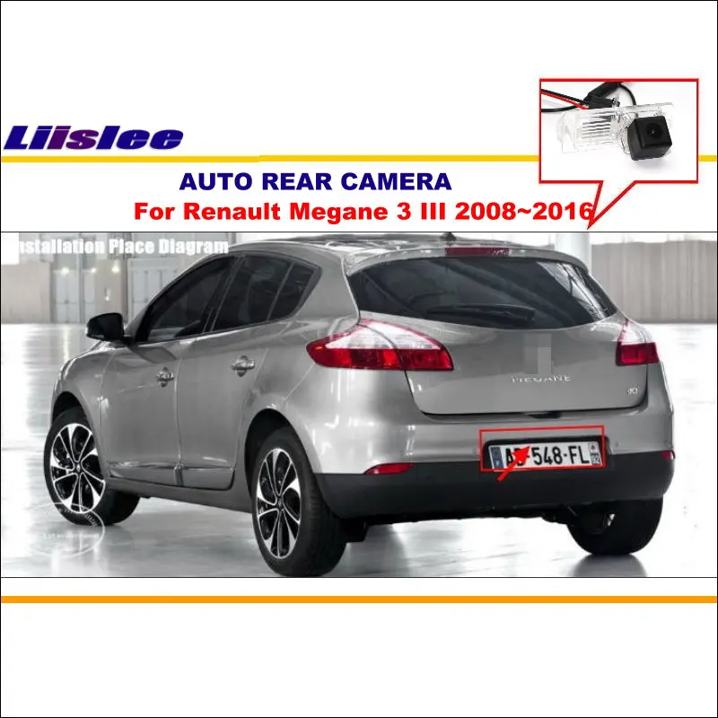 

Liislee Car Rear View Camera For Renault Megane 3 III 2008~2016 / Reverse Camera / HD CCD RCA NTST PAL / License Plate Lamp CAM