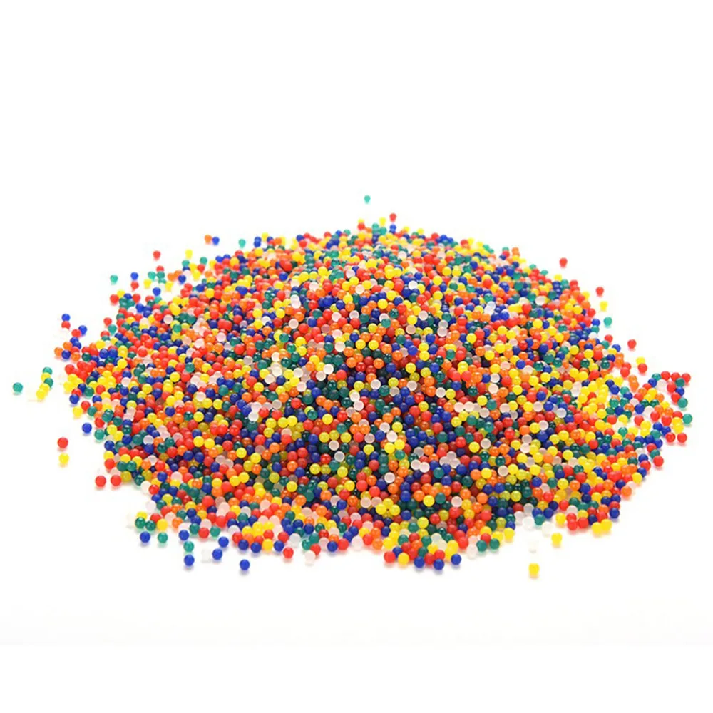 

New 3000 PCS/ Bag Colored Pearl Shaped Crystal Soil Water Beads Mud Grow Magic Jelly Balls Home Decor Aqua Soil
