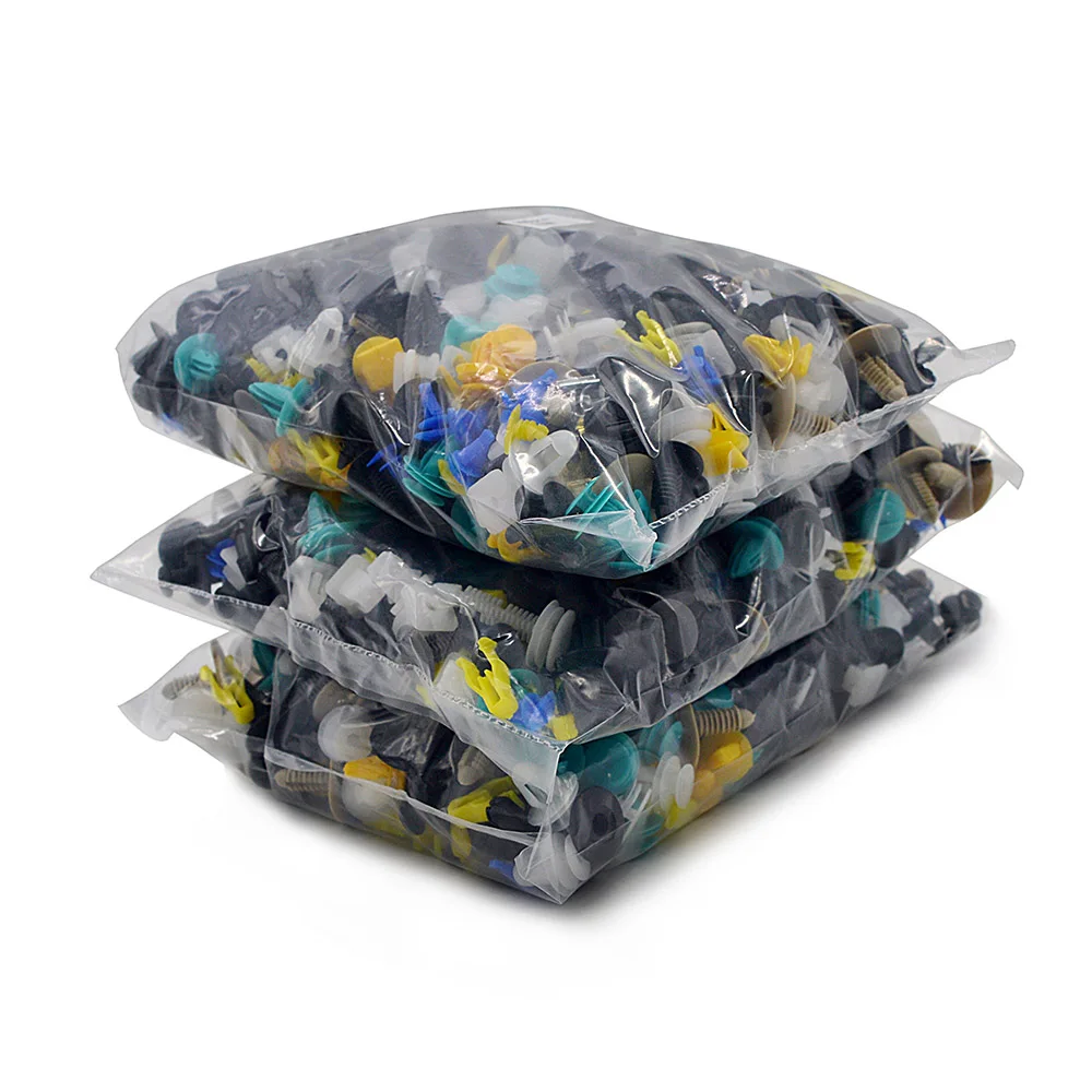 

500Pcs Universal Mixed Vehicle Bumper Clips Retainer Fastener Rivet Door Panel Fender Liner for mazda jetta toyota peugeot ford