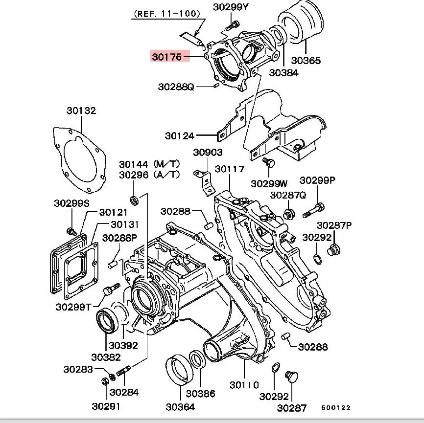RE NEWED Rear Transfer Case Cover For PAJERO MONTERO SPORT IV 4th L200