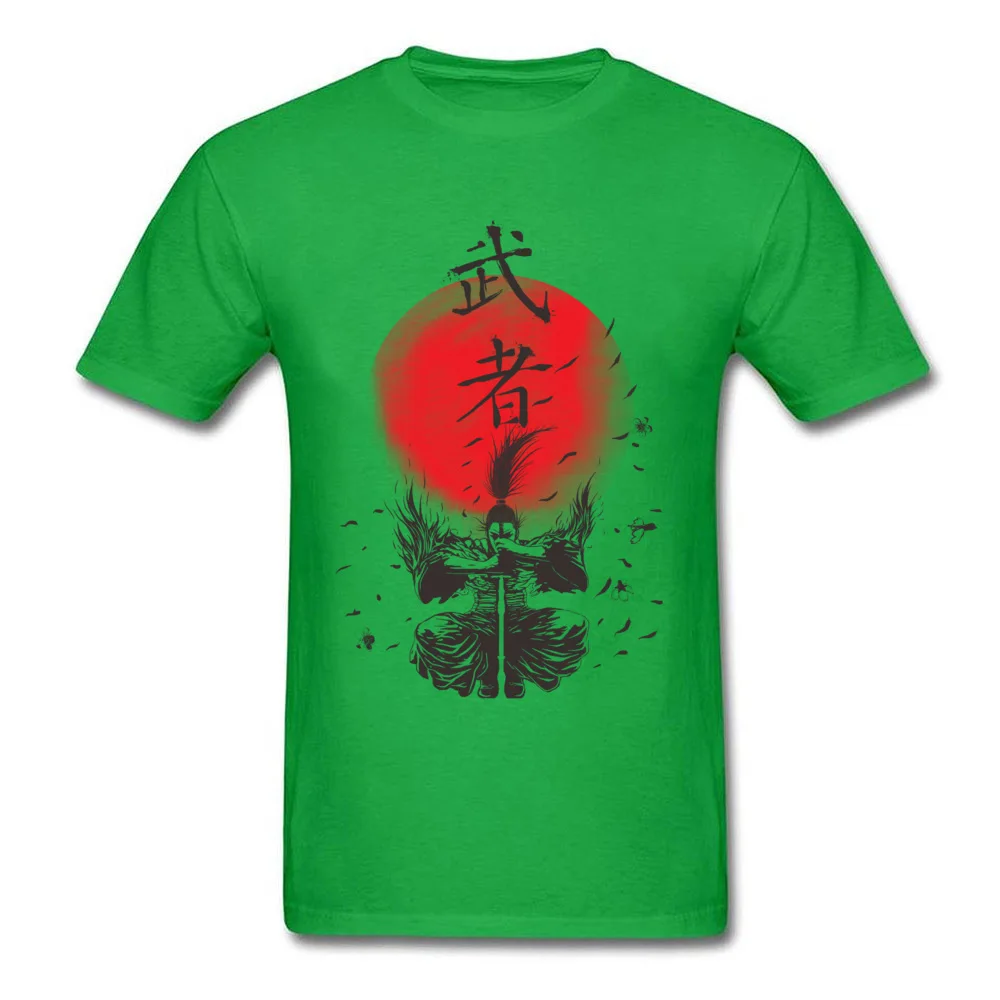 The Warrior Special Design Tops Shirt O-Neck Summer Fall Pure Cotton Short Sleeve T-shirts for Men Casual Tops Tees The Warrior green