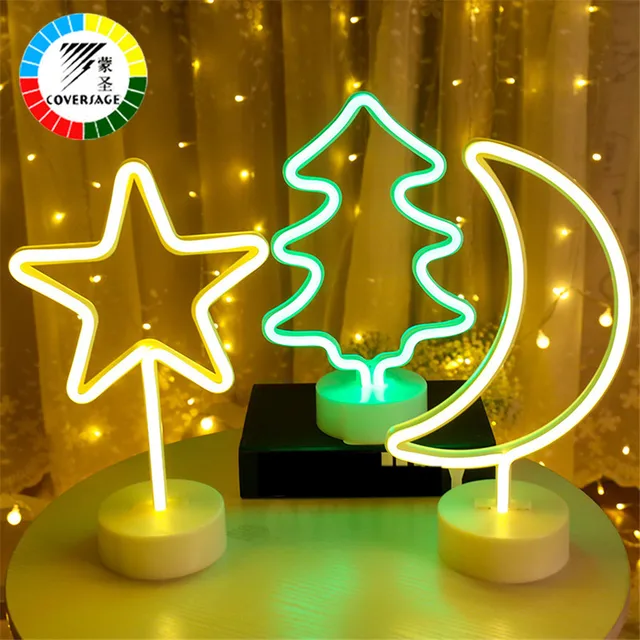 Coversage Night Light Decorative Battery Novel Bedroom Coversage Night Light Decorative Battery Novel Bedroom Table Lamp Christmas Tree Ed Lights