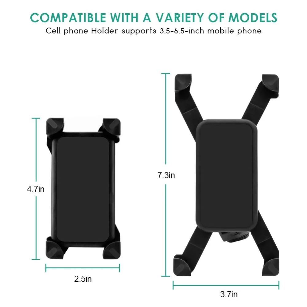 Motorcycle Phone Holder Motorbike Mount Holder Handlebar for iPhone XS MAX XR 8 7 6 6s Plus For Samsung Galaxy S10 S9 S8 Plus  (8)