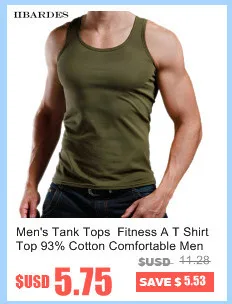 Для Мужчин's Безрукавки для женщин Фитнес T рубашка 93% хлопок удобные Для мужчин без рукавов Круглый Средства ухода за кожей шеи Эластичность