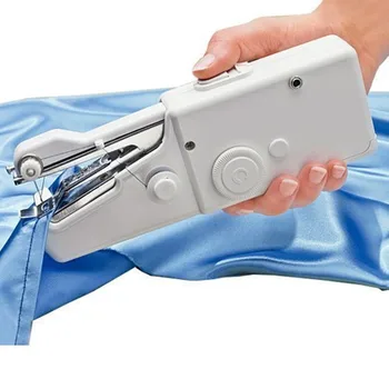 

Electric Handheld Sewing Machine Mini Portable Battery Powered Handy Stitching Clothes Sewing Tool For Travel Home Use