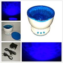 LED Океан Проектор Ночника Атмосфера Огни Синее Море Волны Проектор С Мини-Динамик Дети Любимый Сладкий Мягкий Свет