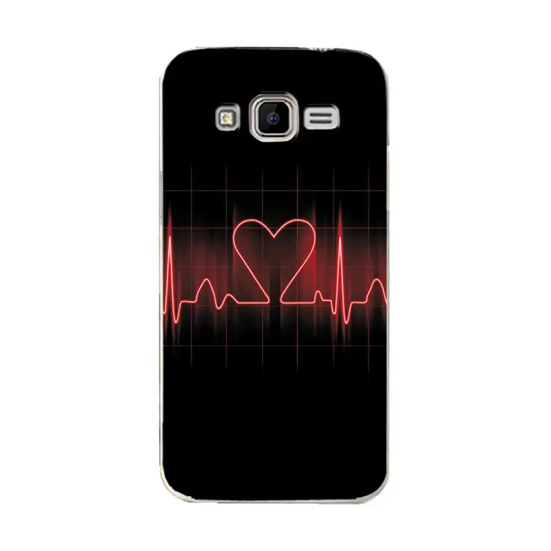 Чехлы для samsung Galaxy Core Prime G360 G3606 G3608 G3609 G361F G360H G360F G361H Мягкий ТПУ чехол-бампер с сердечком - Цвет: W35