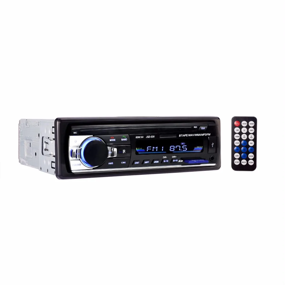 Car Stereo Audio In Dash FM Aux Input Receiver SD USB MP3 Radio Player