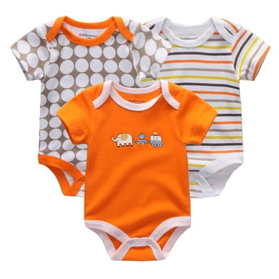 3 шт./лот; Одежда для новорожденных девочек и мальчиков; высококачественные милые детские комбинезоны из хлопка с короткими рукавами; Roupas de bebe Infantil; костюмы - Цвет: baby boy clothes41