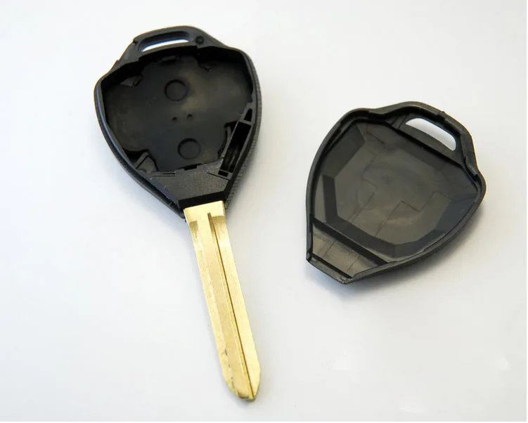 Two Way Remote Control Key Cover Remote Key Shell Case for Toyota Corolla RAV4 Yaris Avensis Avalon Echo Prado 2 Buttons Keyless Fob