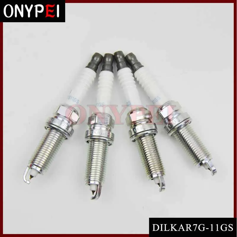 

New 4pcs/lot Dual Iridium Spark Plug 12290-5A2-A01 DILKAR7G-11GS For Honda Odyssey No.91578 Accord 2.4L 122905A2A01 DILKAR7G11GS