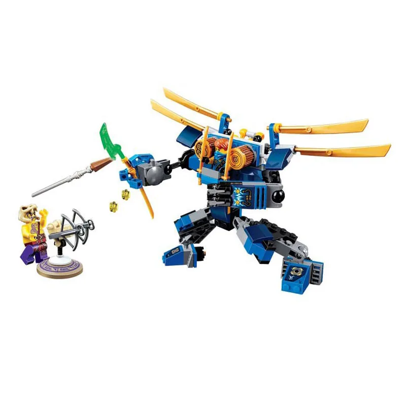 

Pogo Lepin Bela 10317 154Pcs Phantom Ninjagoe Thunder Swordsman Building Blocks Bricks Toys Compatible Legoe