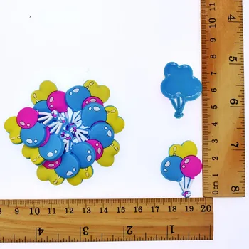 

10 pcs Balloons Cute Small Soft Patches Ornaments Fit DIY Handmade Crafts Accessory For T Shirt Pants