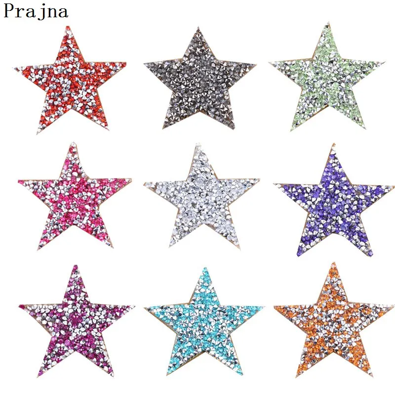 

Prajna Beautiful Shiny Star Patch Cheap Beaded Patches Iron On Patches Cartoon Stickers For Clothing Decor Wholesale Wholesale
