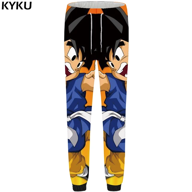 KYKU Dragon Ball Pants Men Animal 3d Trousers Red Gothic Pattern Baggy Bodybuilding Mens Sweatpants 2018 New Streetwear Bottoms