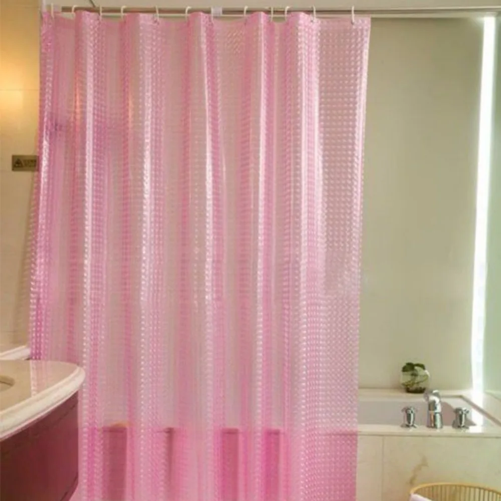 

New 3D Waterproof High Quality Practical Durable Eco-friendly Concise Shower Curtains Bathroom Accessories