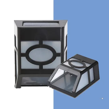 

2 pcs Solar Light Solar powered LED IP44 waterproof Outdoor Garden Yard Path Fence Lamp Solar wall lamp 2LEDs