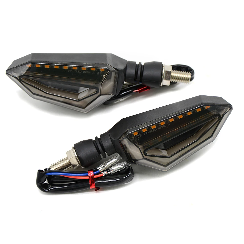 

2Pcs/1Pair Universal LED Motorcycle Turn Signal Light For YAMAHA YZF R25 R15 R6 R125 kawasaki z750 Z800 FZ8 FZ1 FZ6R