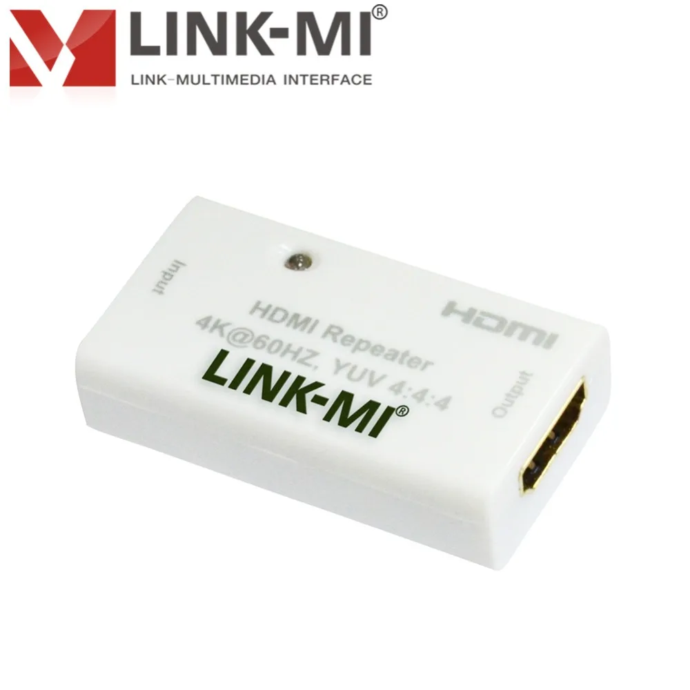 Link-ми ex29 HDMI Усилители домашние 2.0 ретранслятор 4k @ 60 Гц YUV 4:4:4 Mini HDMI сигнала Enhancer Extender 3D видео hdcp2.2/1.4 совместимый