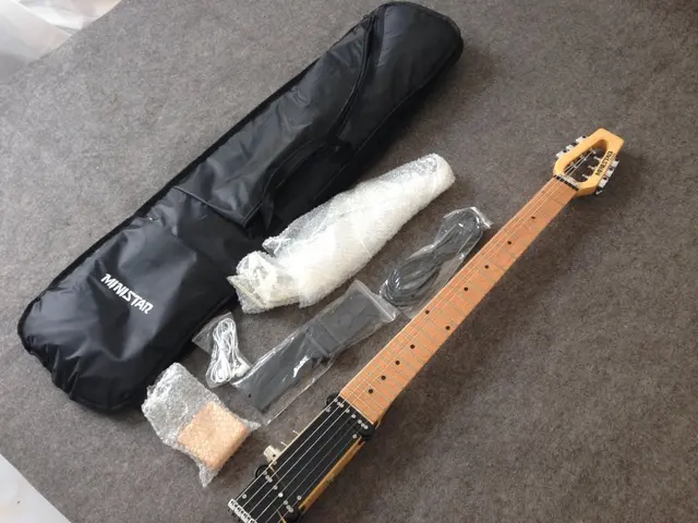Ministar Testar guitarra eléctrica, S S S pastillas, mini