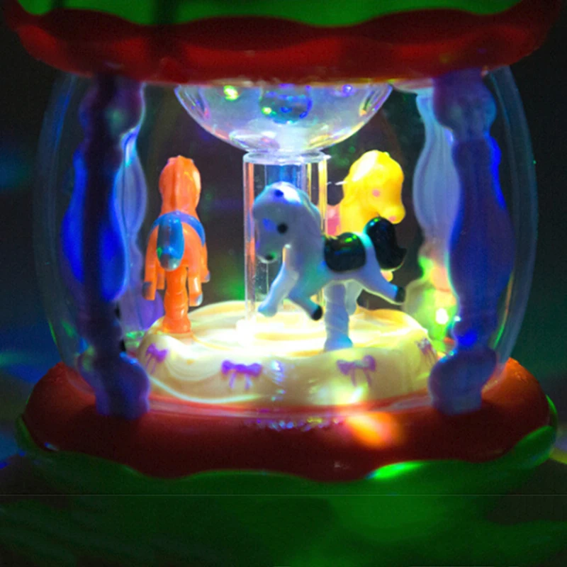Новые детские забавные Wonderland whirligig игрушки Детские игрушечная Карусель 3D