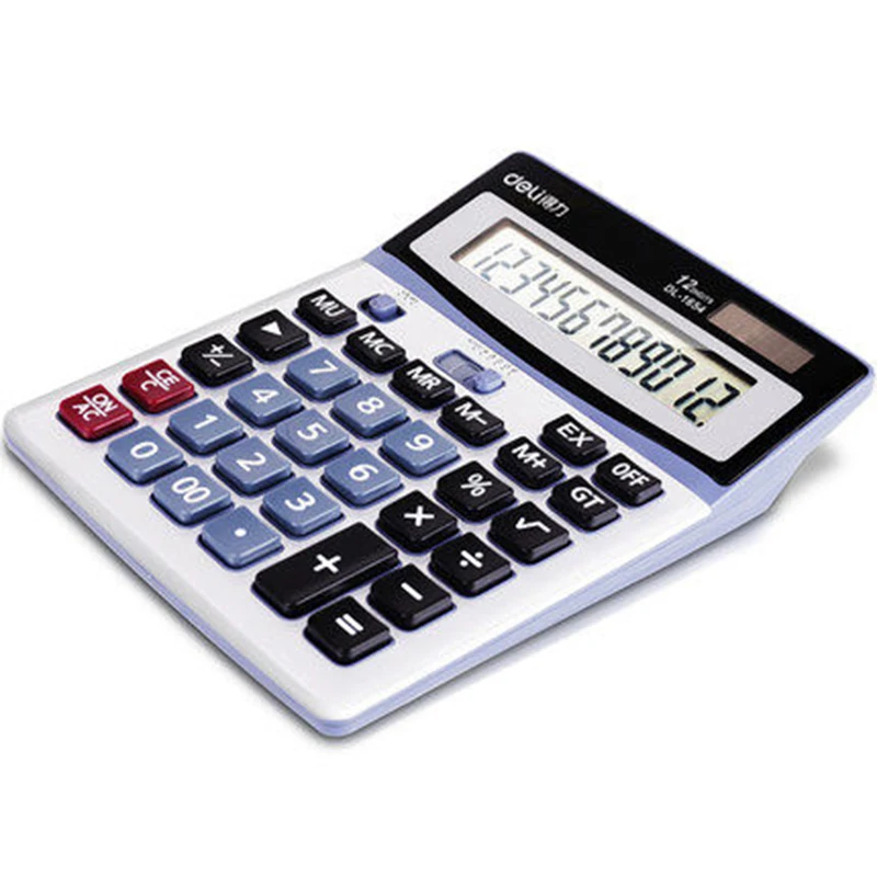 Deli Solar Calculator 1654, Специальный компьютерный калькулятор с большими кнопками