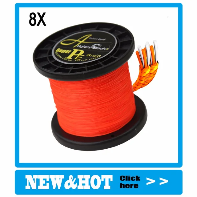 Anglers Choice 8 Strands Braided Fishing Line 500m Super Strong Japanese Braided Line Multifilament Polyethylene PE Braid Line